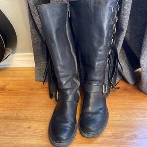 Cute Moto Frye boots, size 6.5